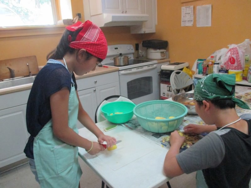 家庭科「調理実習」