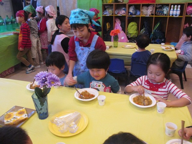 卒園レストランに行ったよ