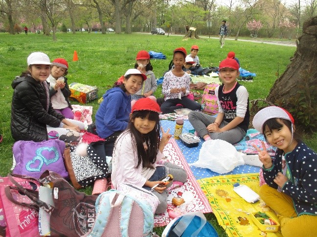 育英ペアで春の遠足