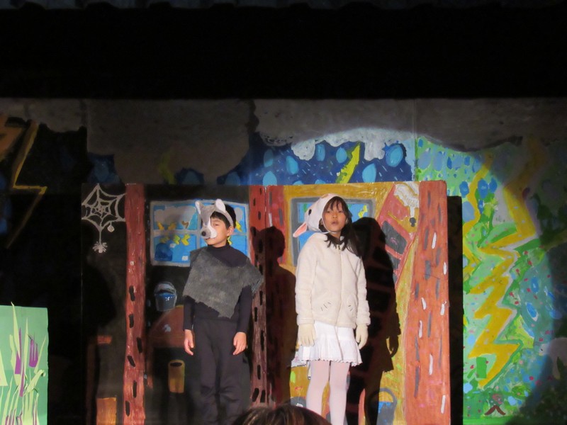 学園祭「あらしのよるに」