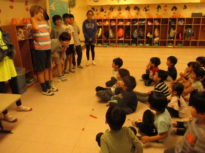 年中園児との幼小交流