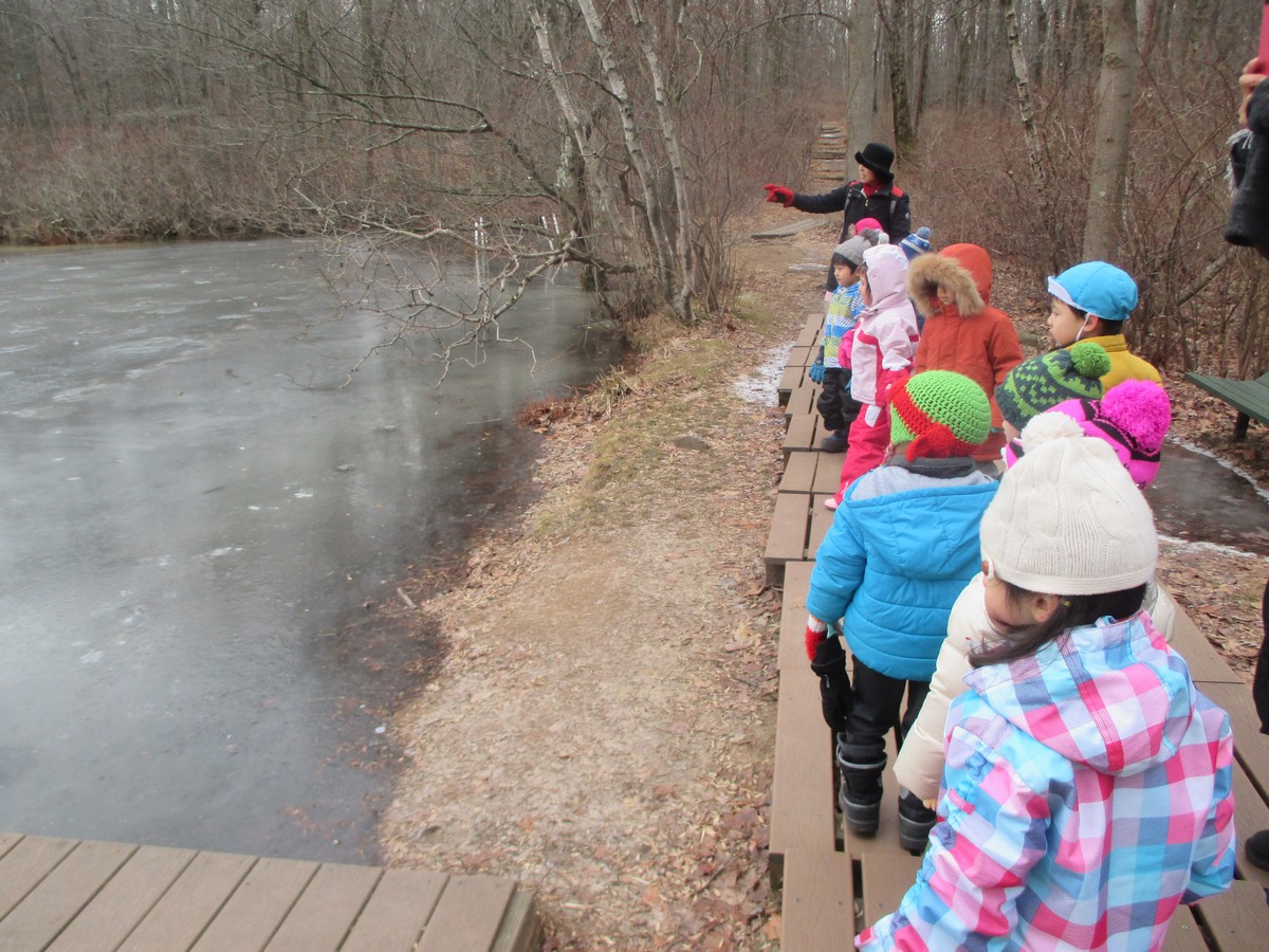 森の幼稚園(自然遊び)-冬-