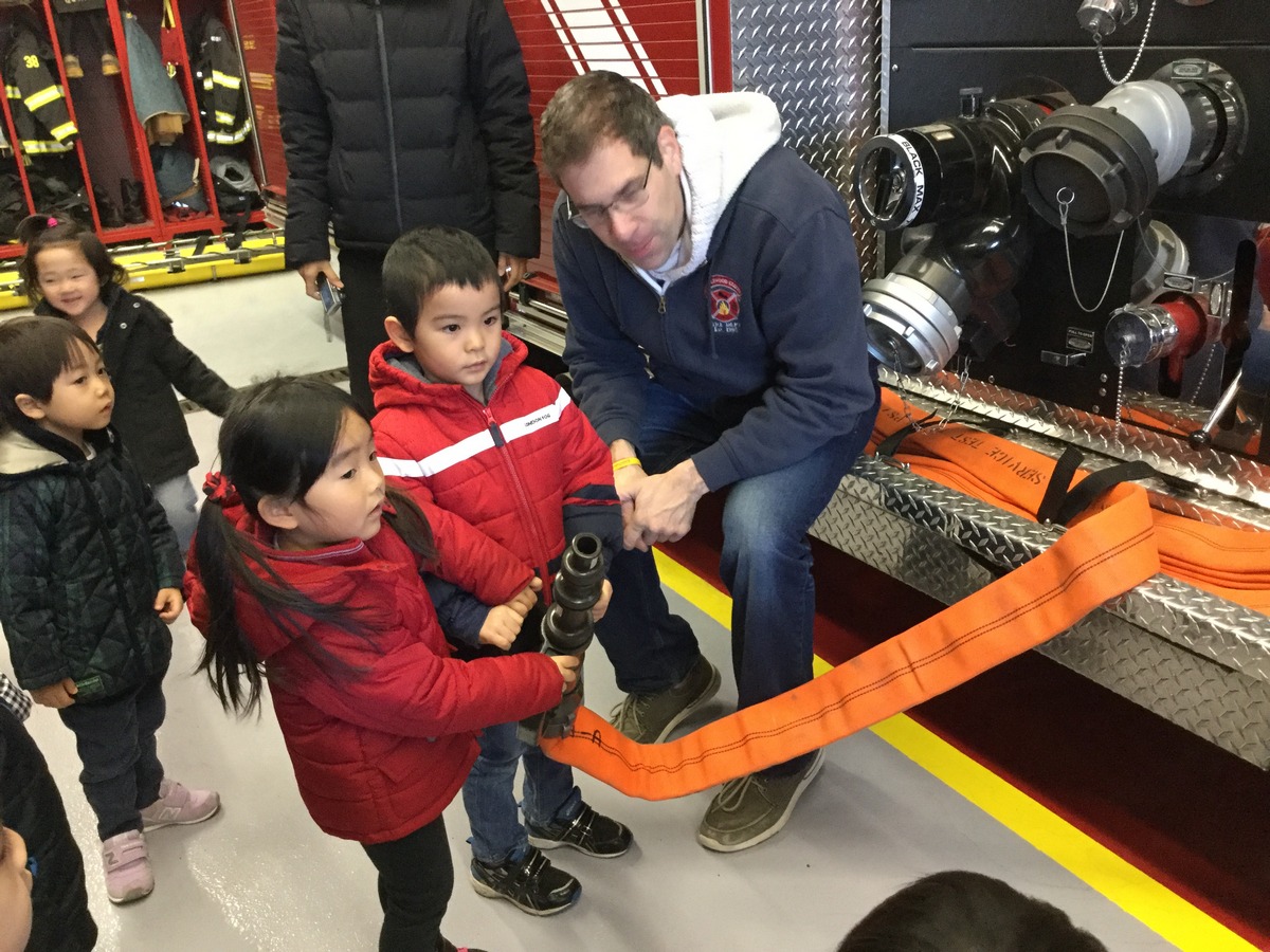 消防車に乗ったよ!