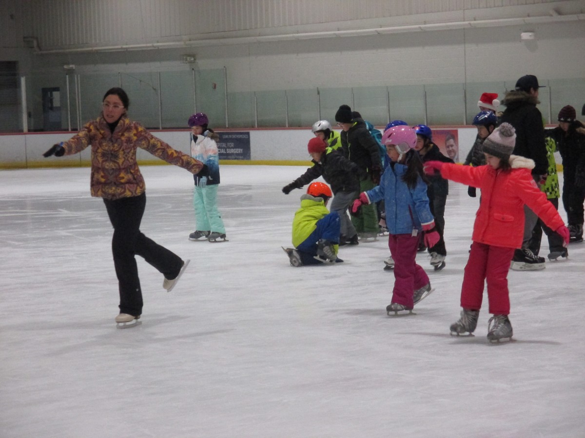 冬の楽しみスケート教室