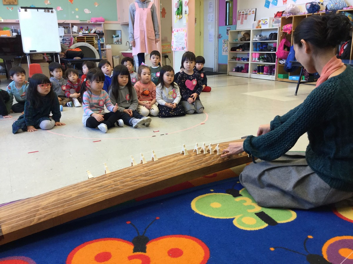 お琴鑑賞&演奏体験をしました