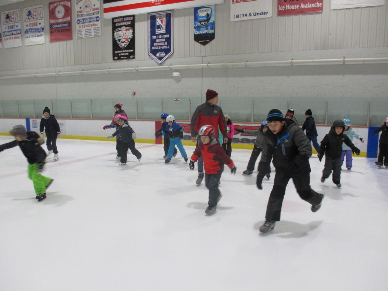 冬の恒例スケート教室