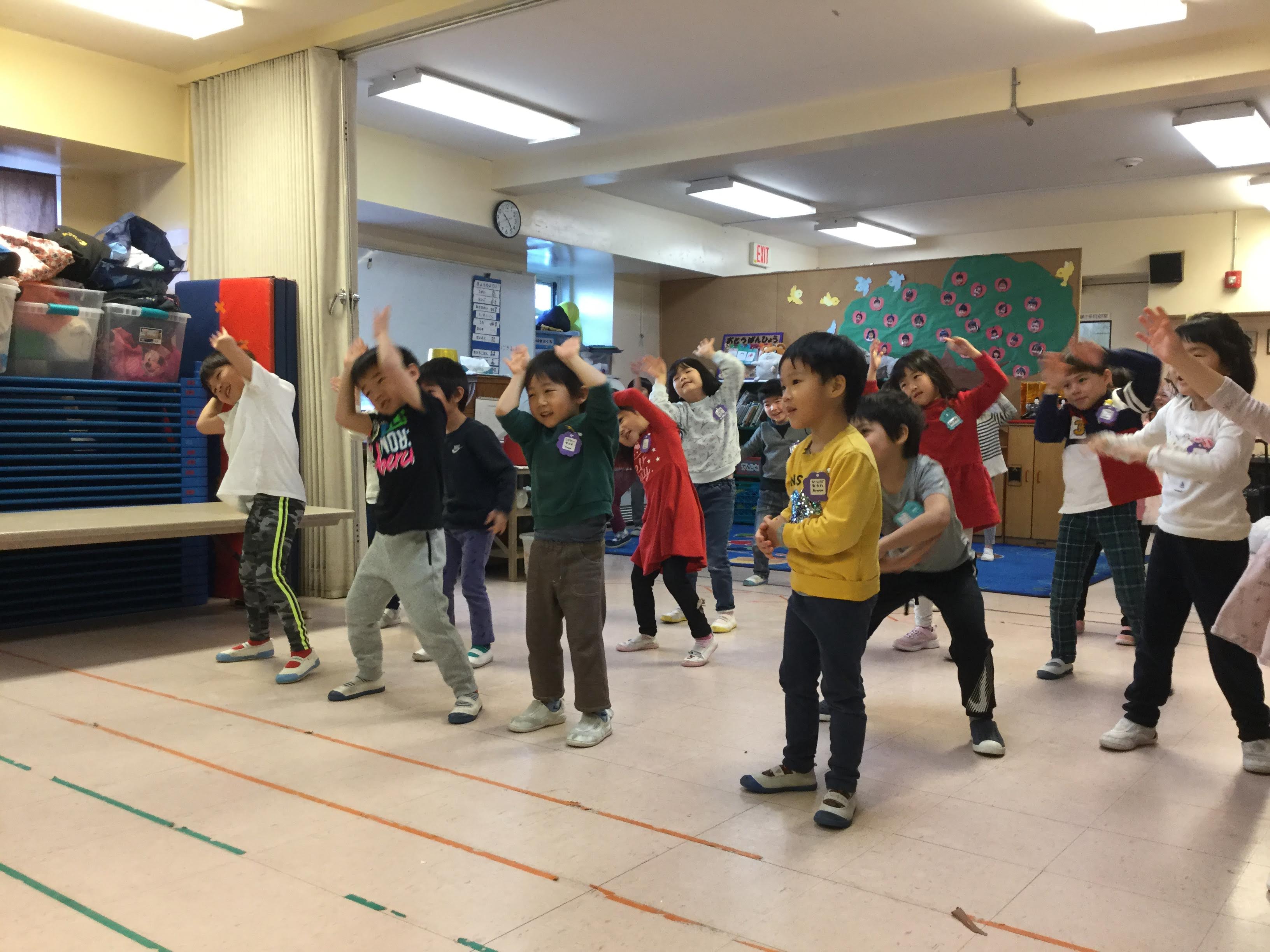 子どもたちによる、朝の会