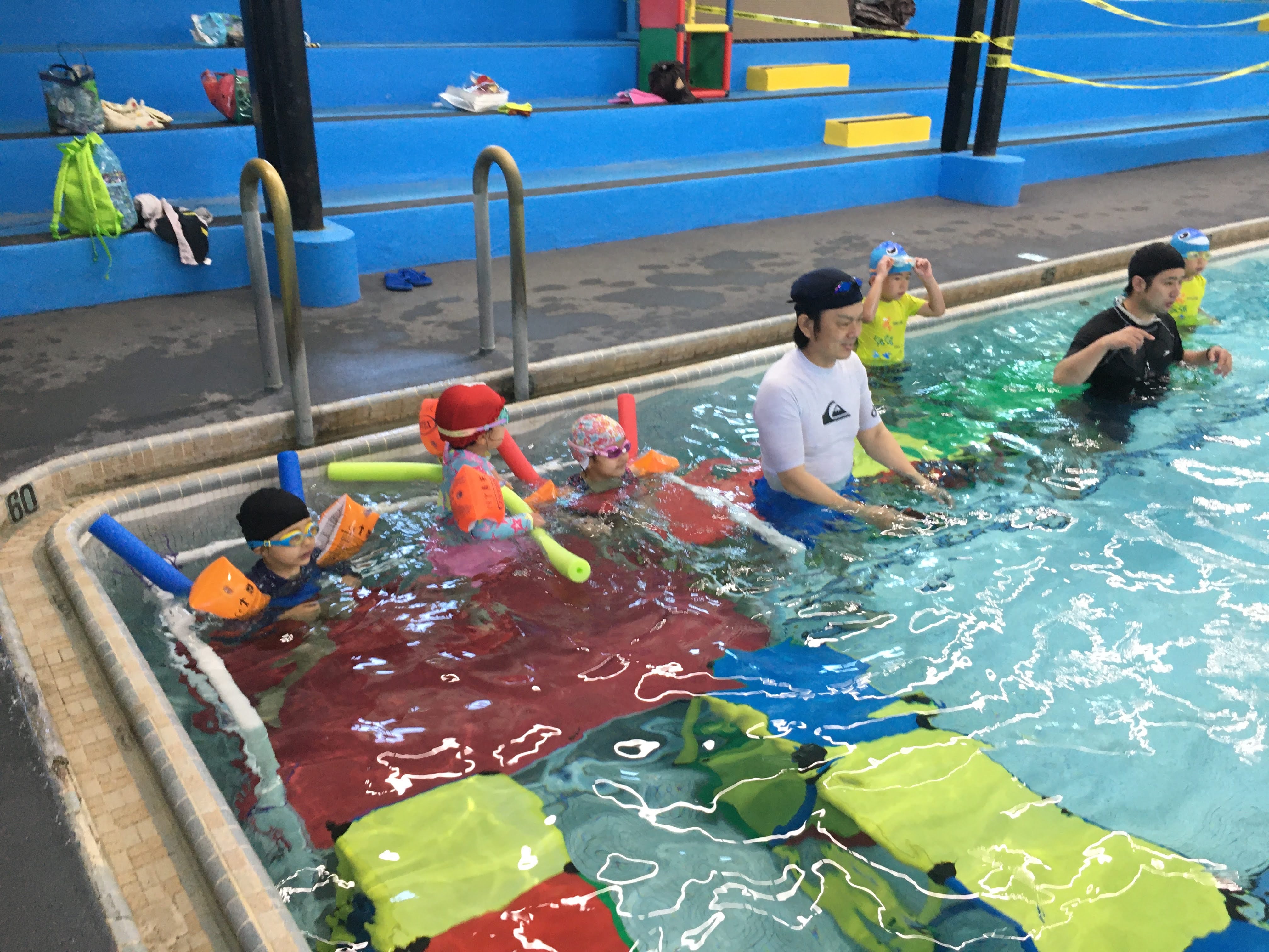 待ちに待った水泳教室!