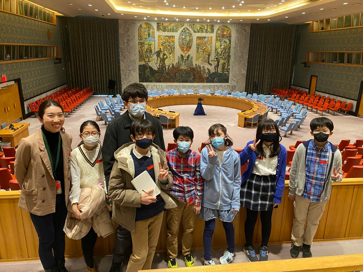 平和への思いを馳せた、国連見学