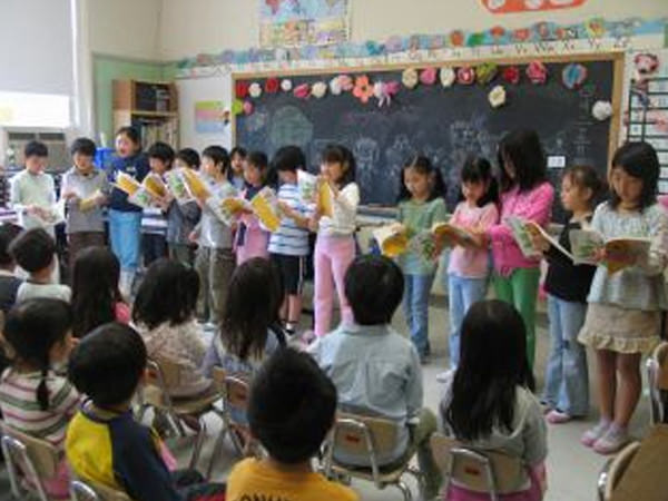 「きつつきの商売」音読発表会