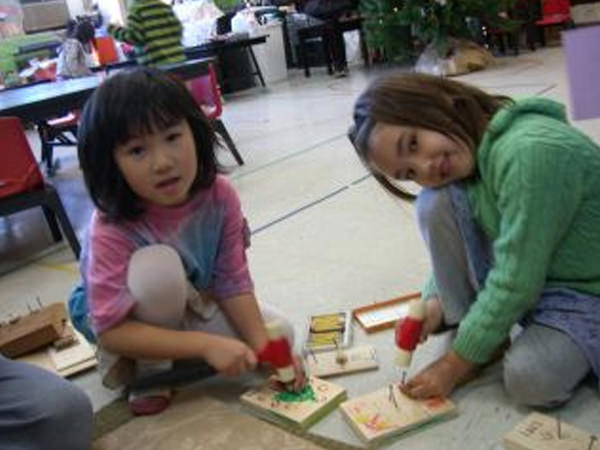 ｢学園祭「どうぞのいす」＆クギ打ち｣