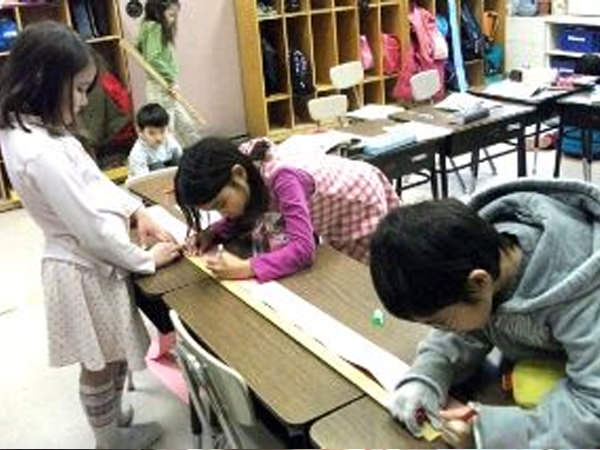 「算数科『長さをはかろう』」