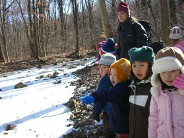「森の幼稚園（自然遊び）～冬～」