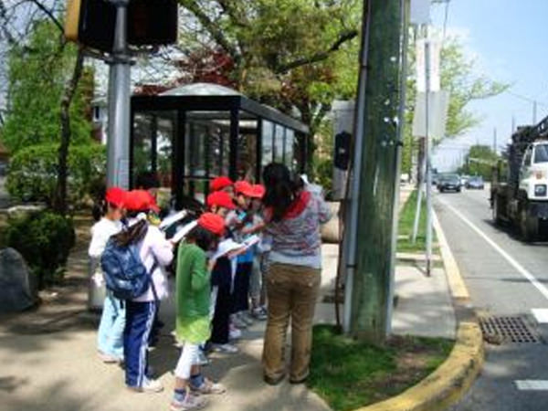 「学校周辺の地図作り」