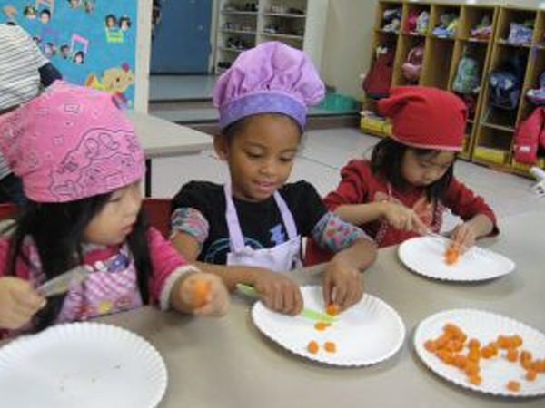 「みんなで作るとおいしいね!」