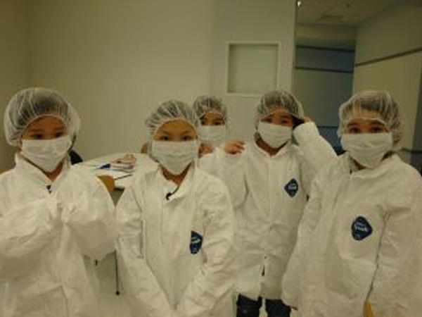 「豆腐工場見学」