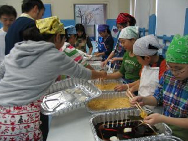 「餅つき大会」