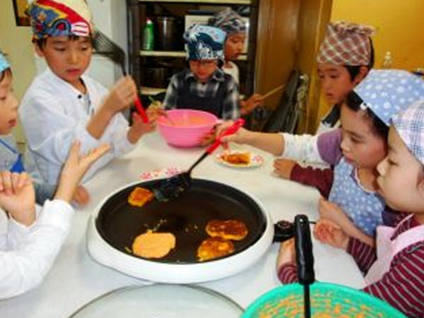 「栄養満点!にんじんホットケーキ」