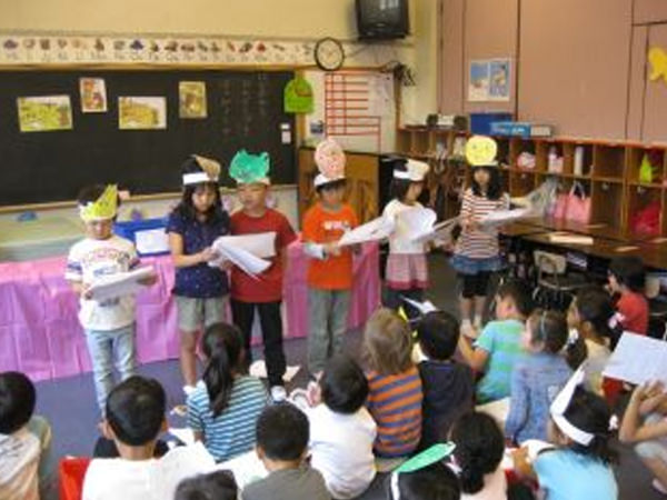 「初めての音読発表会」