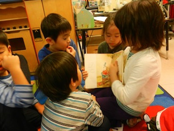 「幼児部 年中組との幼小交流会」