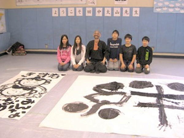 「書画パフォーマンス」