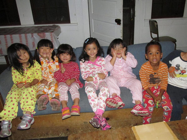 「ドキドキのお泊まり保育」