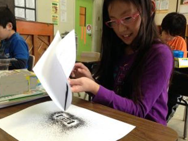 「きれいな模様作ったよ」