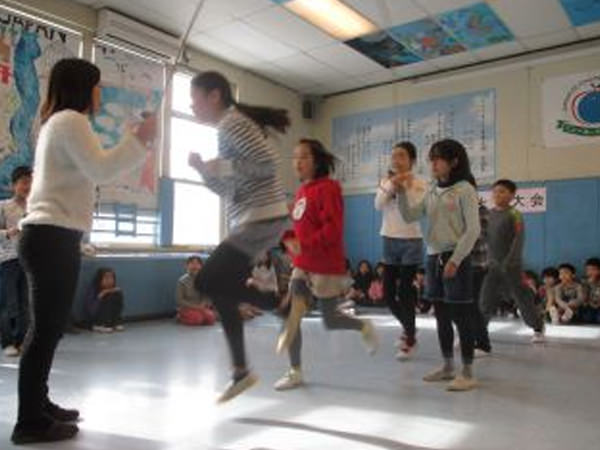 「長縄跳び大会」