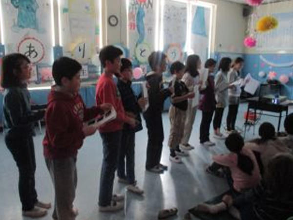 「6年生を送る会」