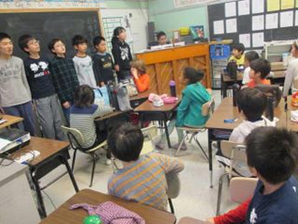 「6年生の歌声に感動しました!」