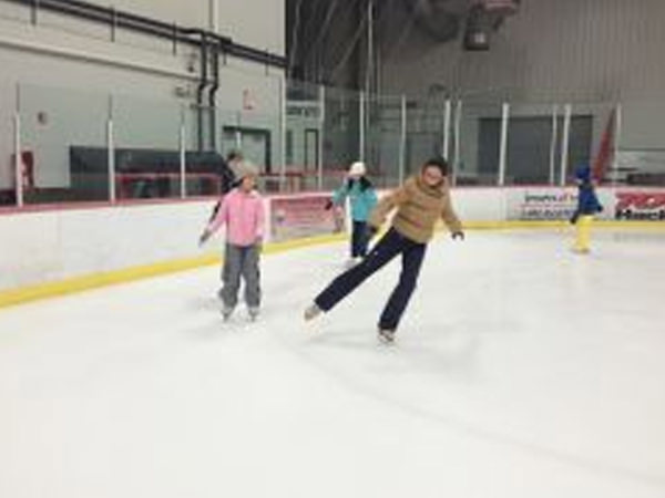 「待ちに待ったスケート教室」