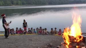 全日制幼児部年長 お泊り保育:夜