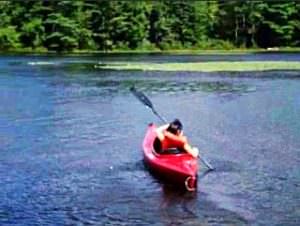 サタデーNJ校6年 校外学習「カヌー漕ぎ」