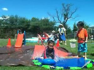 サマーデイキャンプ 幼児部 水遊び
