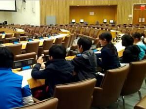 全日制小学部6年生 国連見学