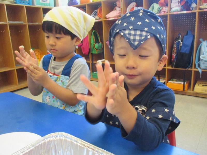 クッキングお月見団子作り