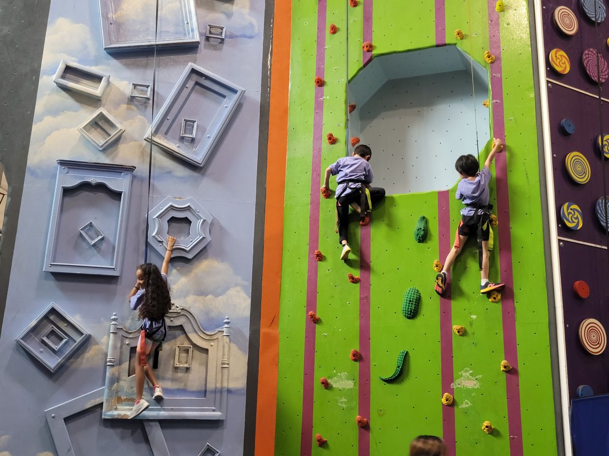 小学生サマー：ロッククライミング