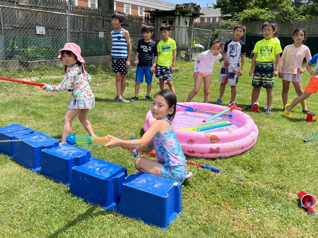 英語サマー：水遊び