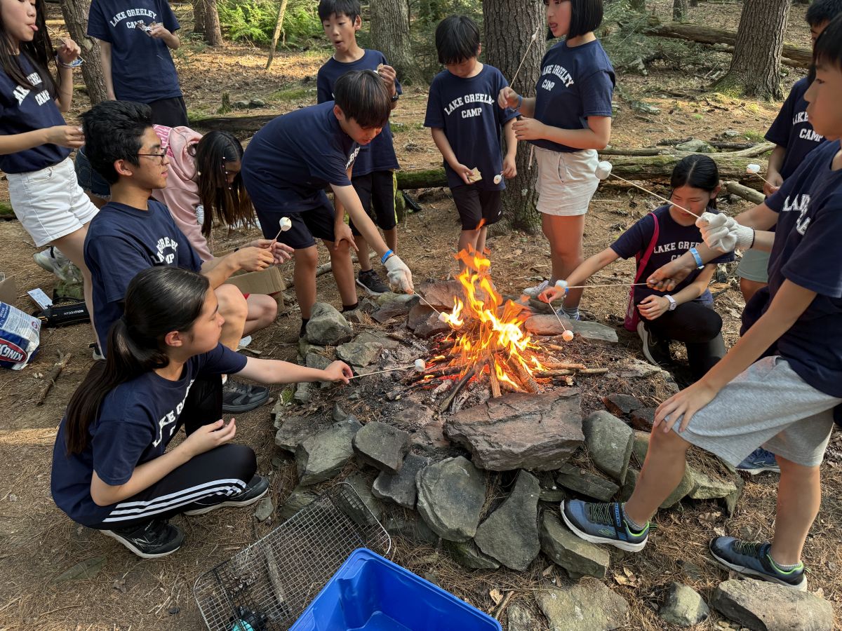 レイクグリーリー：スモア焼き